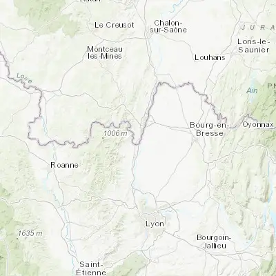 Map showing location of La Chapelle-de-Guinchay (46.208410, 4.762450)