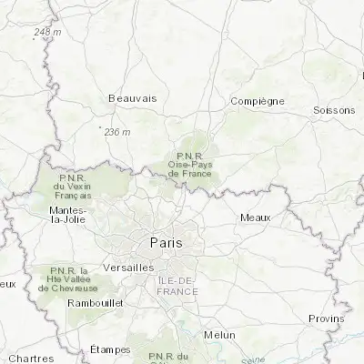 Map showing location of La Chapelle-en-Serval (49.128420, 2.534050)