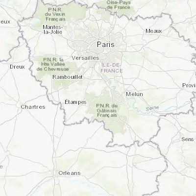 Map showing location of La Ferté-Alais (48.483060, 2.348020)