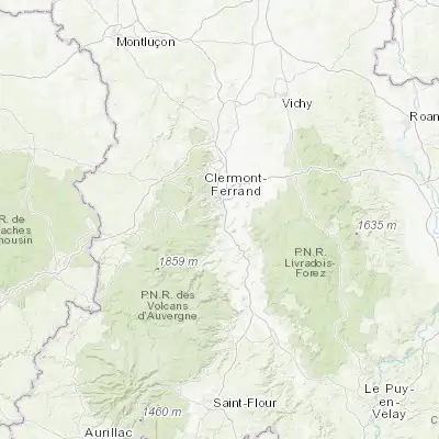 Map showing location of La Roche-Blanche (45.700620, 3.126290)