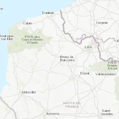 Map showing location of Lapugnoy (50.516350, 2.534600)