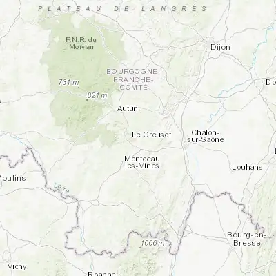 Map showing location of Le Breuil (46.806540, 4.469530)