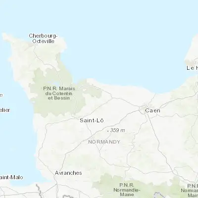 Map showing location of Le Molay-Littry (49.242650, -0.872380)