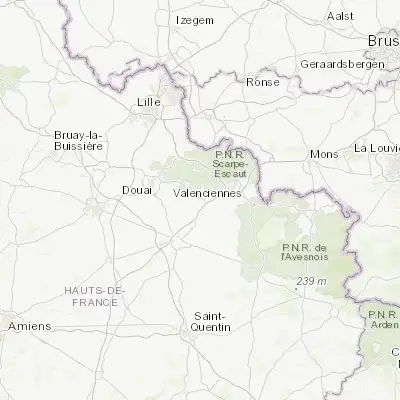 Map showing location of Lourches (50.313540, 3.352580)