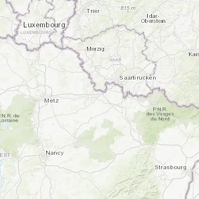 Map showing location of Macheren (49.100190, 6.777630)
