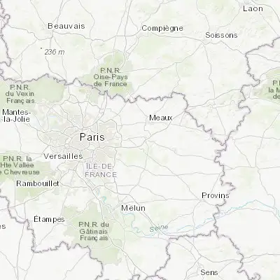 Map showing location of Magny-le-Hongre (48.863250, 2.815460)