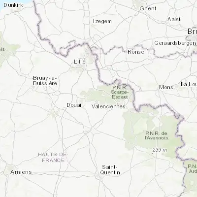 Map showing location of Marchiennes (50.400000, 3.283330)