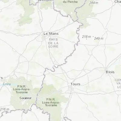 Map showing location of Marçon (47.710020, 0.510430)