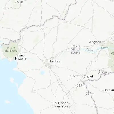 Map showing location of Mauves-sur-Loire (47.296710, -1.391380)