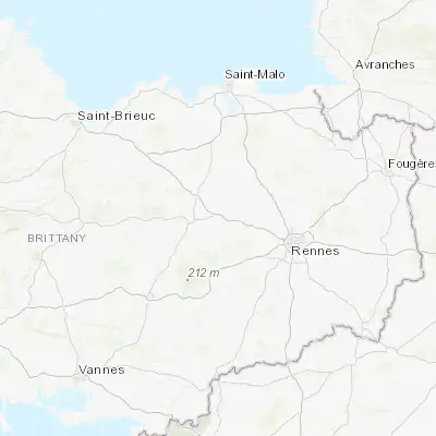 Map showing location of Montauban-de-Bretagne (48.199070, -2.047560)