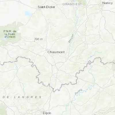 Map showing location of Nogent-le-Bas (48.019740, 5.333230)