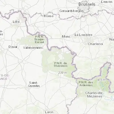 Map showing location of Pont-sur-Sambre (50.221950, 3.846930)