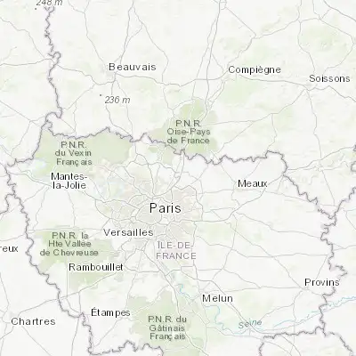 Map showing location of Roissy-en-France (49.004430, 2.517030)