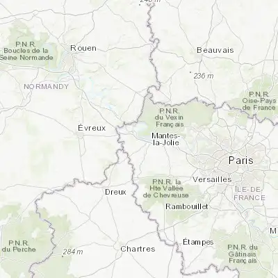 Map showing location of Rosny-sur-Seine (48.998080, 1.631300)