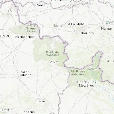 Map showing location of Sains-du-Nord (50.093770, 4.008980)