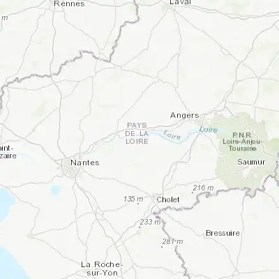 Map showing location of Saint-Florent-le-Vieil (47.360690, -1.015150)