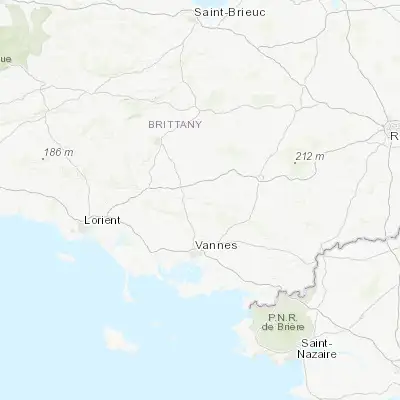 Map showing location of Saint-Jean-Brévelay (47.845070, -2.722930)