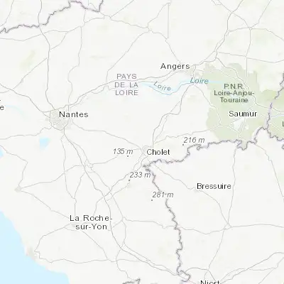 Map showing location of Saint-Léger-sous-Cholet (47.093390, -0.910310)