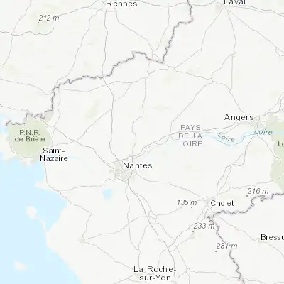 Map showing location of Saint-Mars-du-Désert (47.364500, -1.410100)