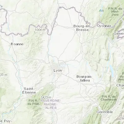 Map showing location of Saint-Maurice-de-Beynost (45.834400, 4.977500)