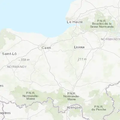 Map showing location of Saint-Pierre-sur-Dives (49.016670, -0.033330)