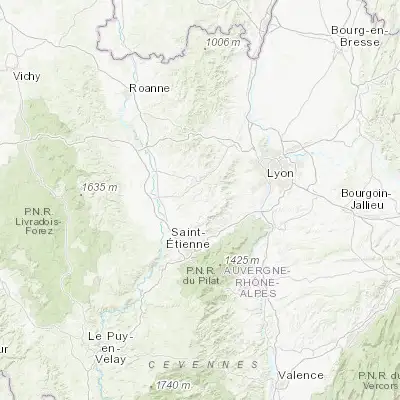 Map showing location of Saint-Symphorien-sur-Coise (45.632200, 4.457090)