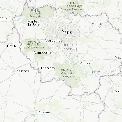 Map showing location of Saint-Vrain (48.543020, 2.333310)
