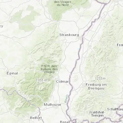 Map showing location of Scherwiller (48.287130, 7.421350)