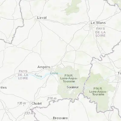Map showing location of Seiches-sur-le-Loir (47.573510, -0.356280)