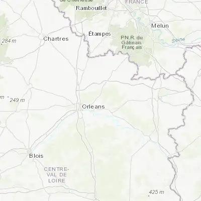 Map showing location of Traînou (47.973530, 2.103990)