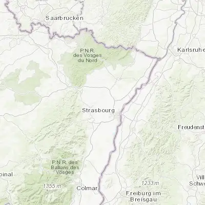 Map showing location of Truchtersheim (48.663130, 7.607520)