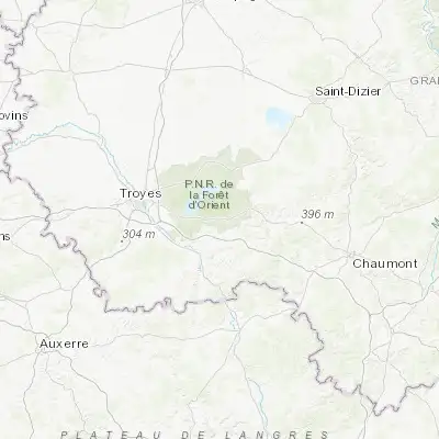 Map showing location of Vendeuvre-sur-Barse (48.237860, 4.469050)