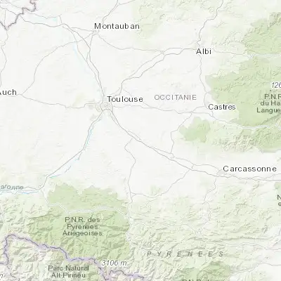 Map showing location of Villefranche-de-Lauragais (43.400400, 1.716970)