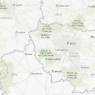 Map showing location of Villiers-Saint-Fréderic (48.816670, 1.883330)