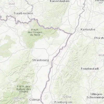 Map showing location of Weyersheim (48.716220, 7.801270)