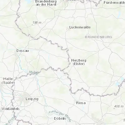 Map showing location of Annaburg (51.732980, 13.047290)