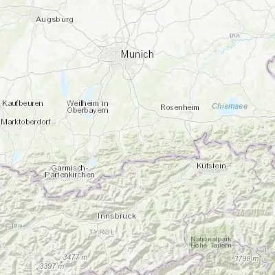 Map showing location of Bad Wiessee (47.716670, 11.716670)