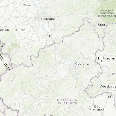 Map showing location of Burgbrohl (50.454630, 7.277200)