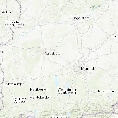 Map showing location of Egenhofen (48.283330, 11.166670)