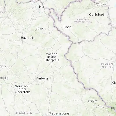 Map showing location of Floß (49.723950, 12.275930)