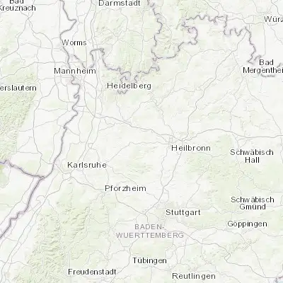 Map showing location of Gemmingen (49.156390, 8.981940)