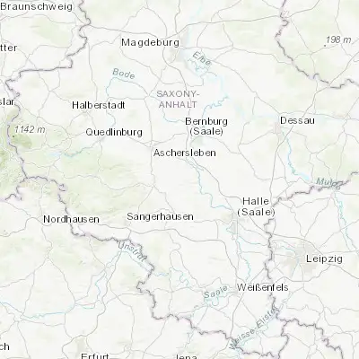 Map showing location of Gerbstedt (51.632810, 11.626690)