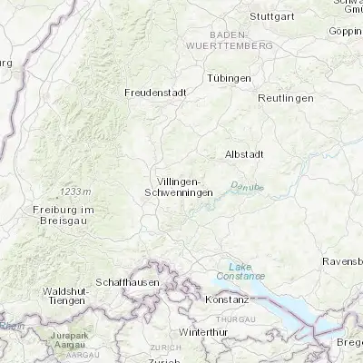 Map showing location of Gosheim (48.134300, 8.754260)