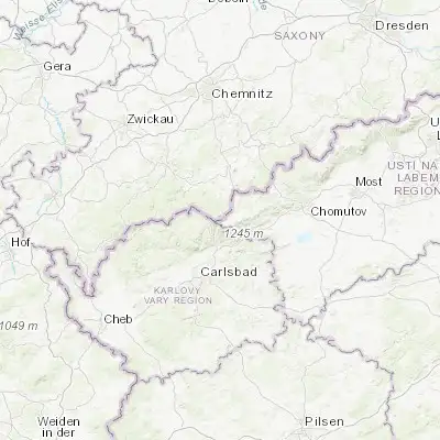 Map showing location of Kurort Oberwiesenthal (50.419430, 12.968360)