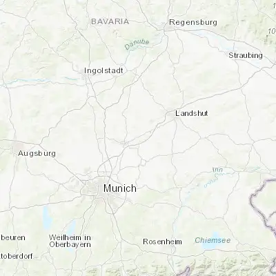 Map showing location of Langenbach (48.433330, 11.850000)