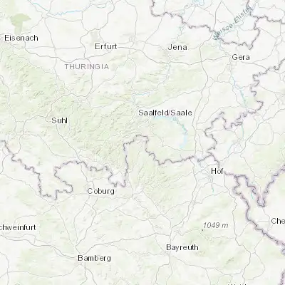 Map showing location of Ludwigsstadt (50.486050, 11.387340)