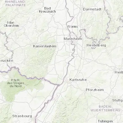 Map showing location of Lustadt (49.244760, 8.274070)