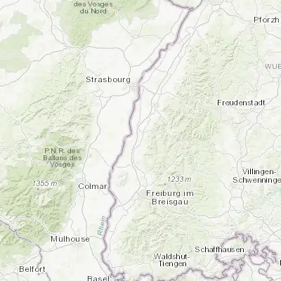 Map showing location of Mahlberg (48.286390, 7.814110)