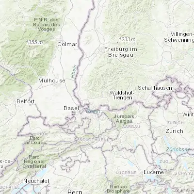Map showing location of Maulburg (47.646310, 7.782100)