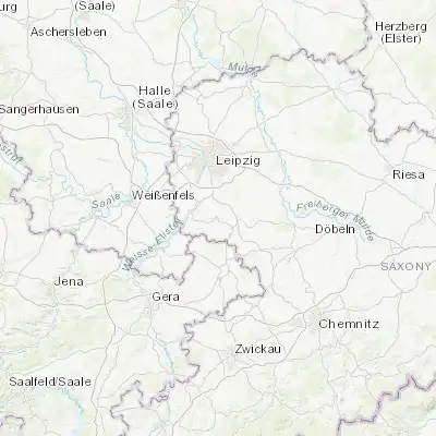 Map showing location of Neukieritzsch (51.149950, 12.410900)